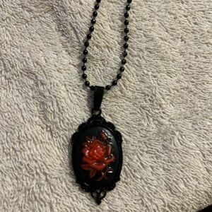 Gothic cameo necklace